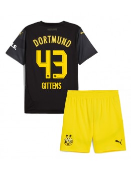 Borussia Dortmund Jamie Bynoe-Gittens #43 Dječji Gostujuci Dres kompleti 2024-25 Kratak Rukavima (+ kratke hlače)